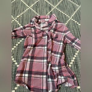 Plaid button up